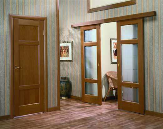 раздвижные деревянные межкомнатные двери