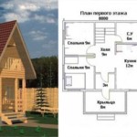Проект деревянного дома из бруса 6х8