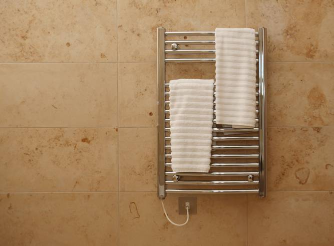Электрический полотенцесушитель для ванной фото
